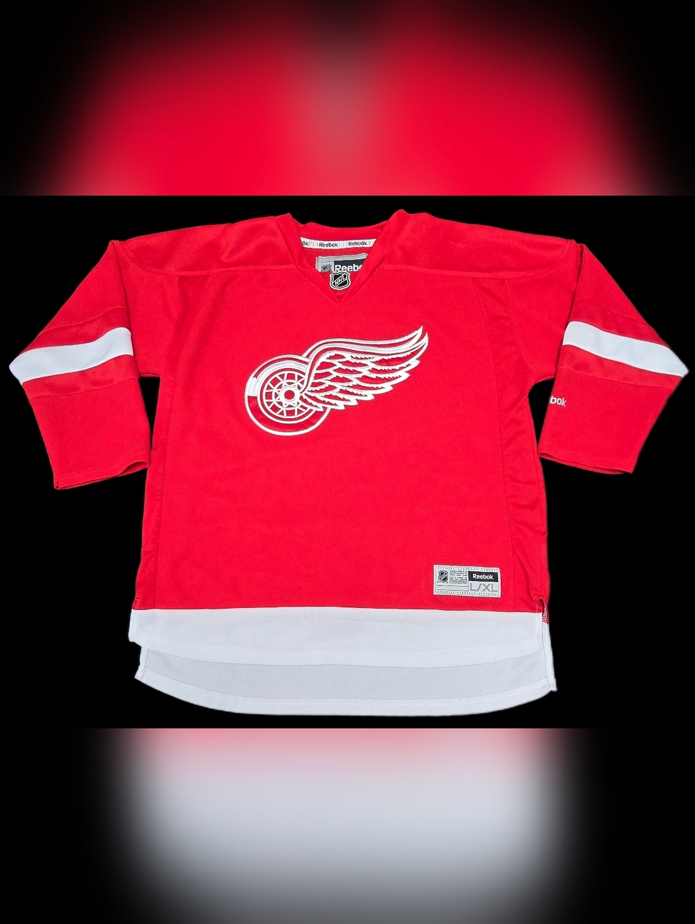 Reebok Detroit Red Wings Youth L/XL NHL Hockey Jersey